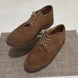 Nordstrom 1901 Finn Brown Suede Derby Shoes. Men 10.5. Very good condition Nice!
